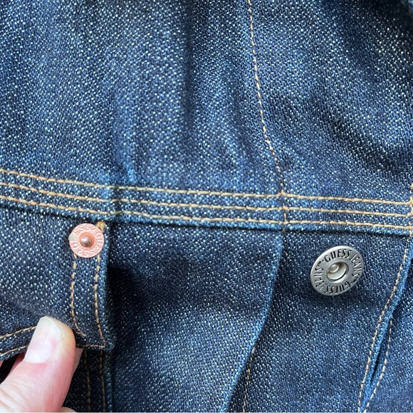 Guess Vintage 90’s Men’s Button Up Denim Jean Jacket Sz XXL - Picture 8 of 16